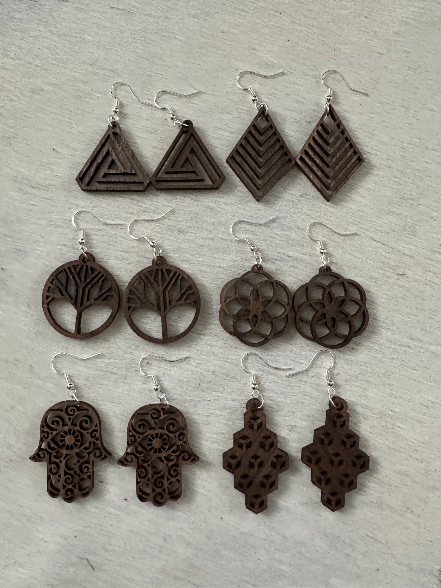The earrings