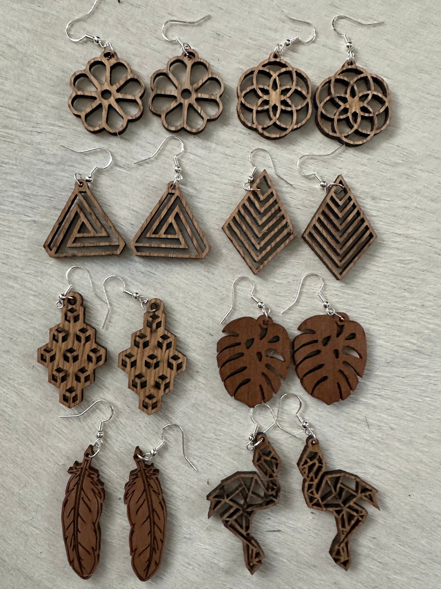 The earrings