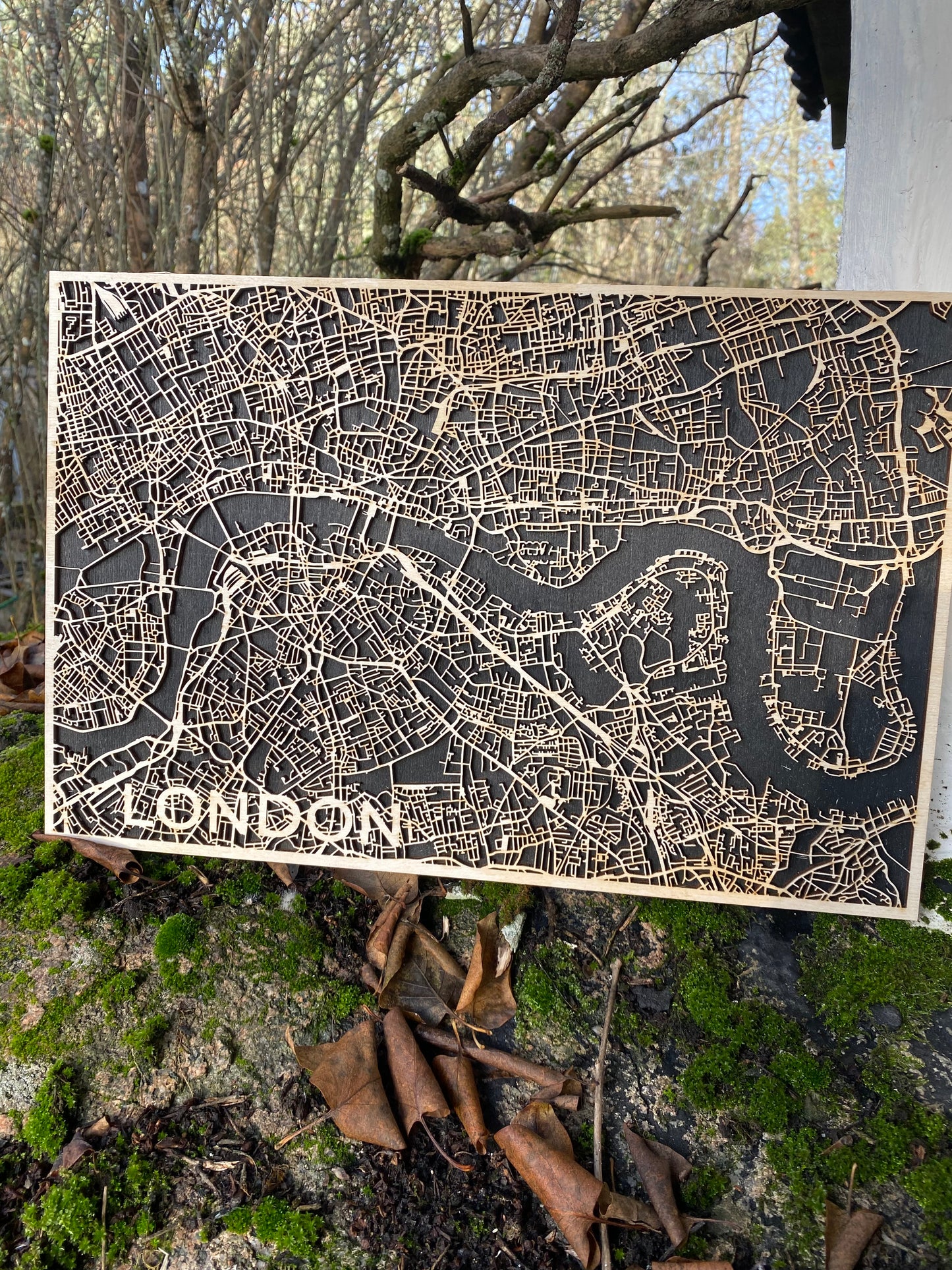 Two layer London city map