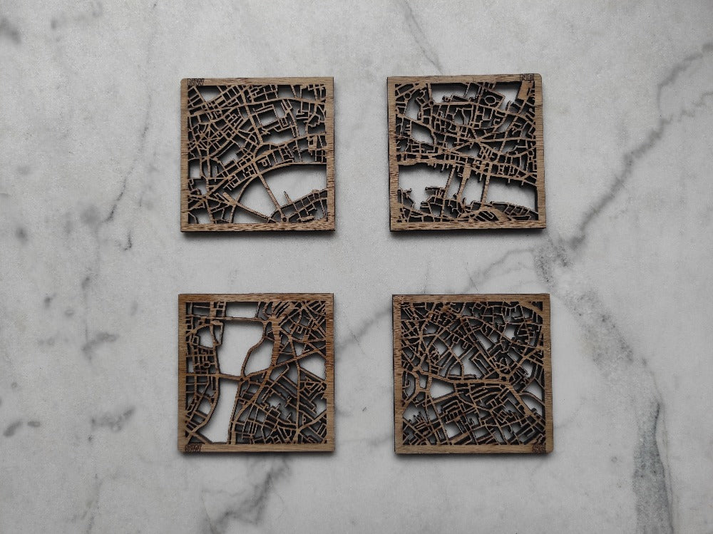 Wooden Coasters of your city
