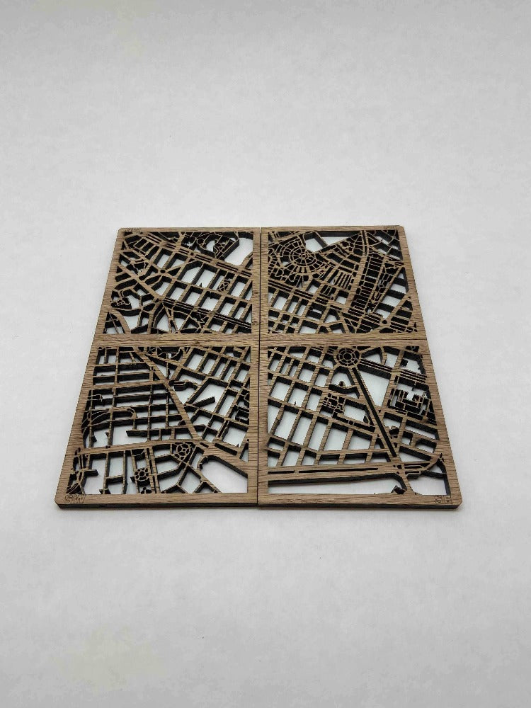 Wooden Coasters of your city