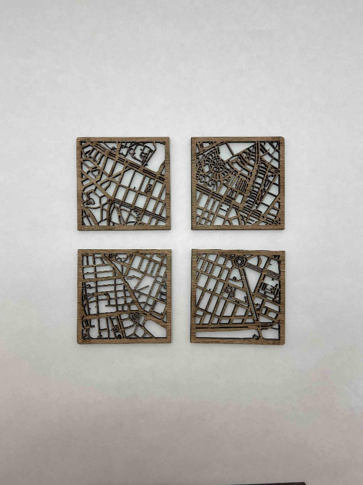 Wooden Coasters of your city