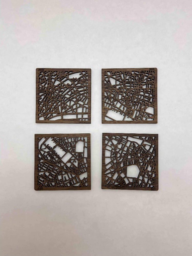 Wooden Coasters of your city
