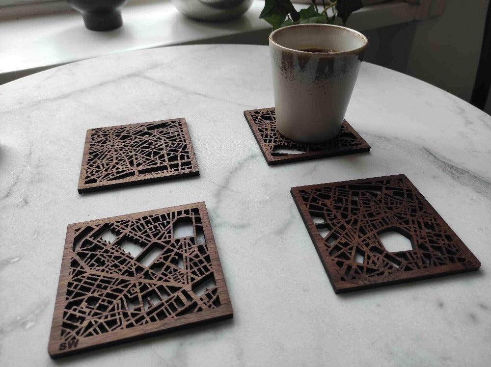 Wooden Coasters of your city